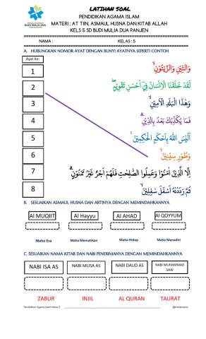 Latihan Soal kelas 5