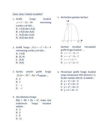 Latihan soal uh