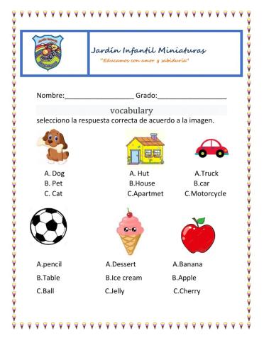 Vocabulario