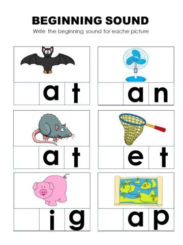 Beginning Sounds