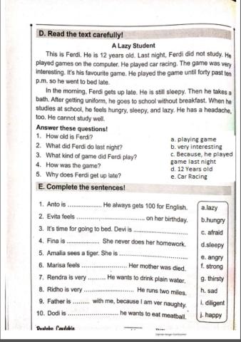 Bahasa Inggris Kelas 6