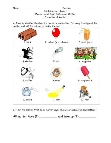 Properties of Matter 2