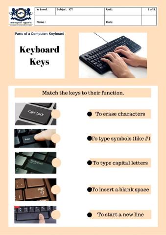 Keyboard keys