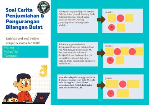 Soal Cerita Penjumlahan dan Pengurangan Bilangan Bulat