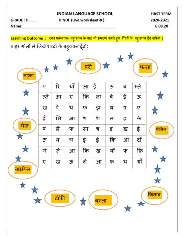 Singular plural