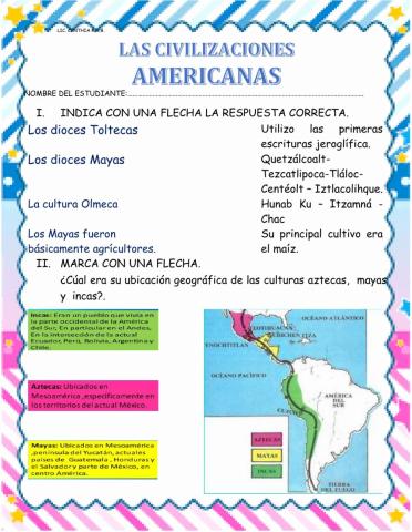 Civilizaciones  americanas