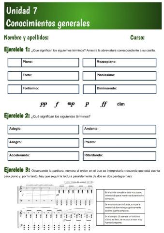 Unidad 7 Conocimientos generales