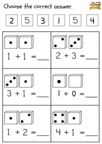 Math : Addition 1-5