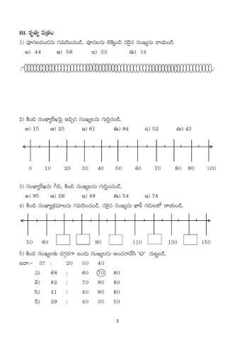 Scert work sheet 5th