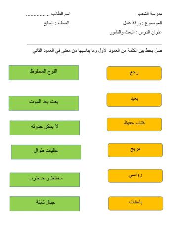 ورقة عمل