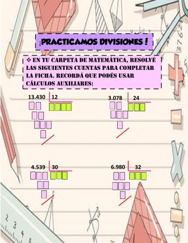 Divisiones por dos  cifras