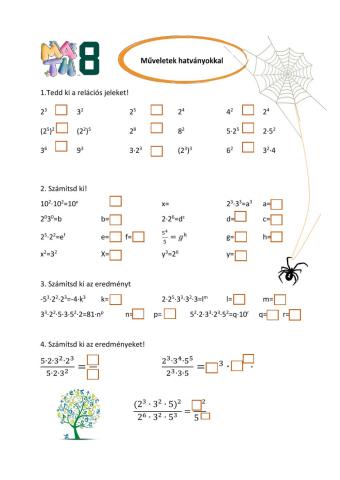 Hatványozás  Exponentiation