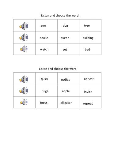 Sound 1 and 2