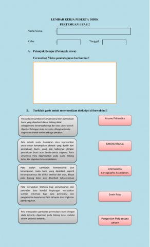 Lkpd geografi pertmeuan 1 bab 2