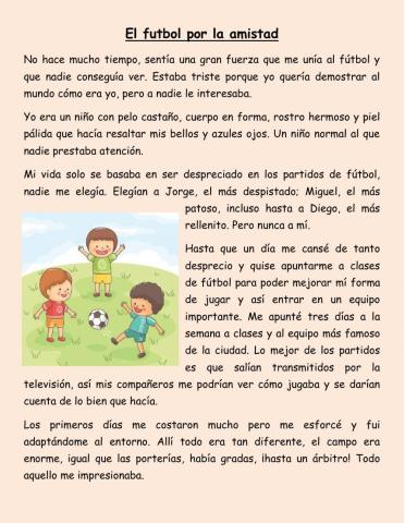 El fútbol por la amistad