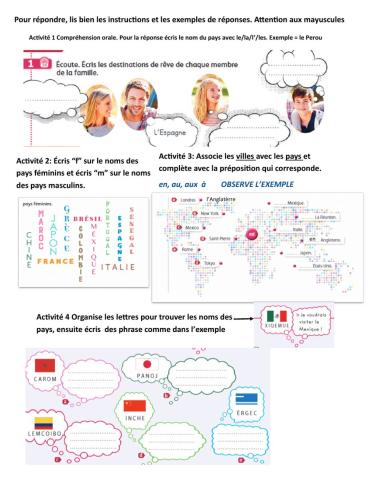 Nom et prépositions de pays