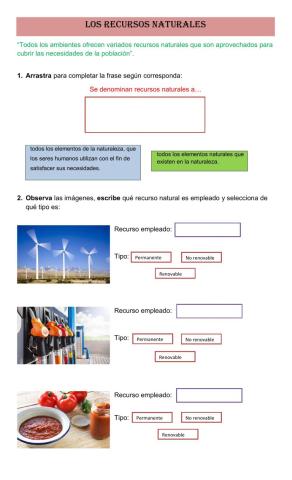 Recursos naturales