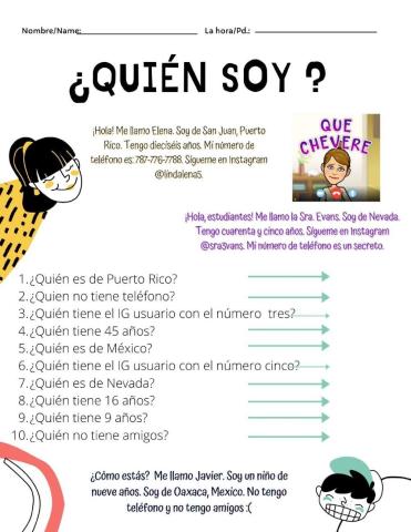 ¿Quién soy?