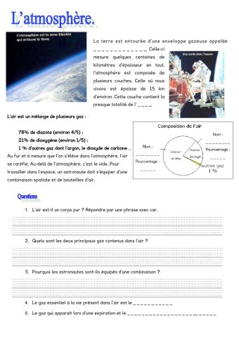 L'atmosphère