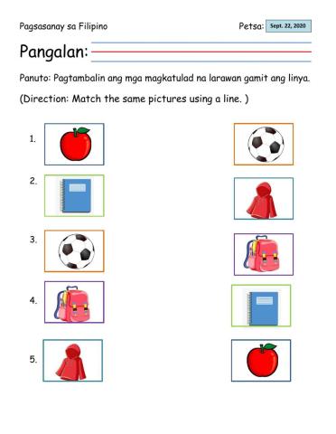 Pagsasanay sa Filipino