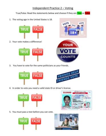 Independent Practice 2 - Voting