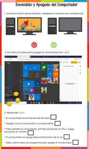 Encendido y Apagado del PC