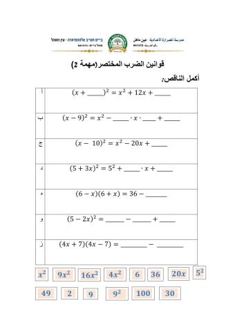 Algebra