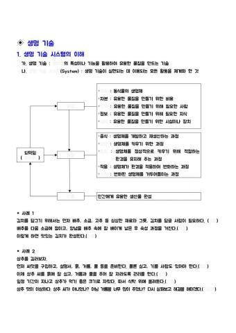 생명기술 시스템