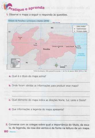 Leitura dos mapas