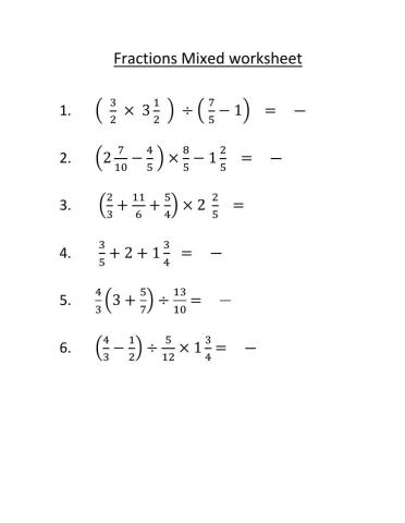 Fractions - Janish S R