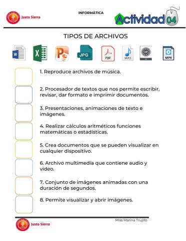 Tipos de Archivos