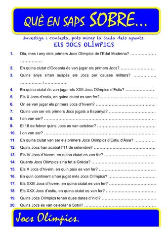 Que saps sobre...Jocs Olimpics CM-3r 05