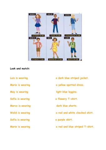 Clothes patterns