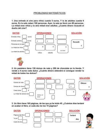 Problemas mates 4º-5º