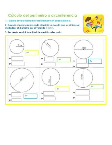 Perimetro del circulo