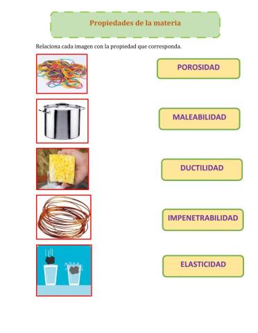 Propiedades de la materia