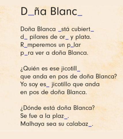 Doña Blanca Z553