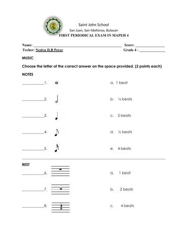 Periodical Exam