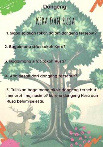 Dongeng Kera dan Rusa