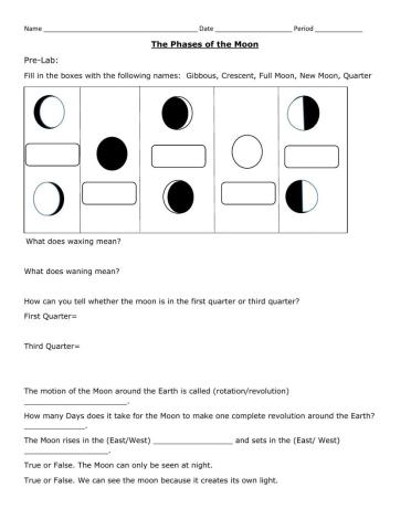 Moon phases