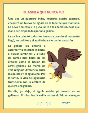 El águila que nunca fue