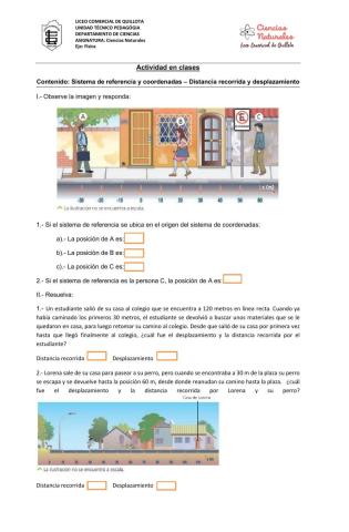 Fisica - Distancia recorrida y desplazamiento