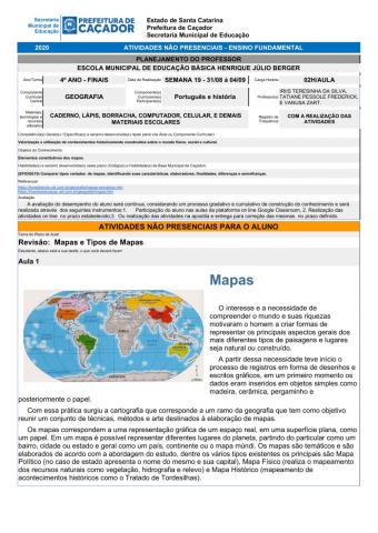 Mapas e mapas tematicos