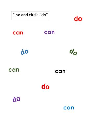 Sight word do