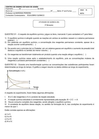 Equilíbrio químico