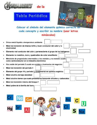 Elementos de la Tabla Periódica