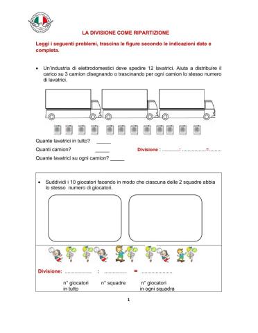 La divisione come ripartizione