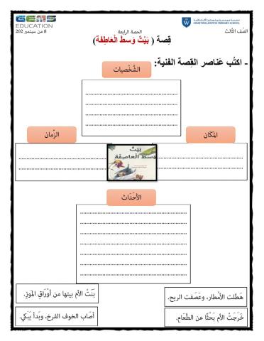 قصة بيت وسط العاصفة