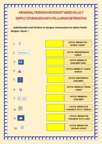 Pengenalan Menu Ms. Word