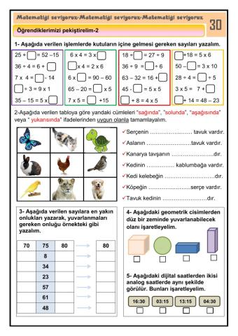 Matematiği Seviyoruz 30